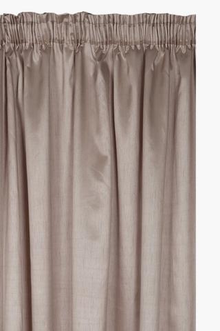 Faux Silk Taped Curtain, 230x218cm