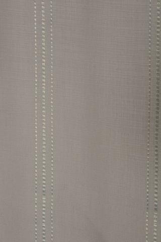 2 Pack Embroidered Stripe Sheer Curtain, 110x120cm