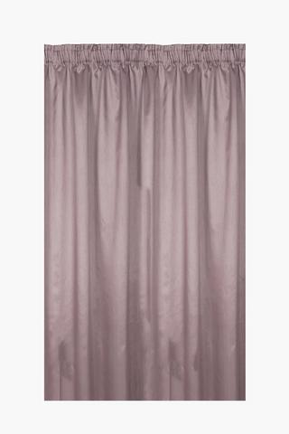 Faux Silk Taped Curtain, 230x218cm