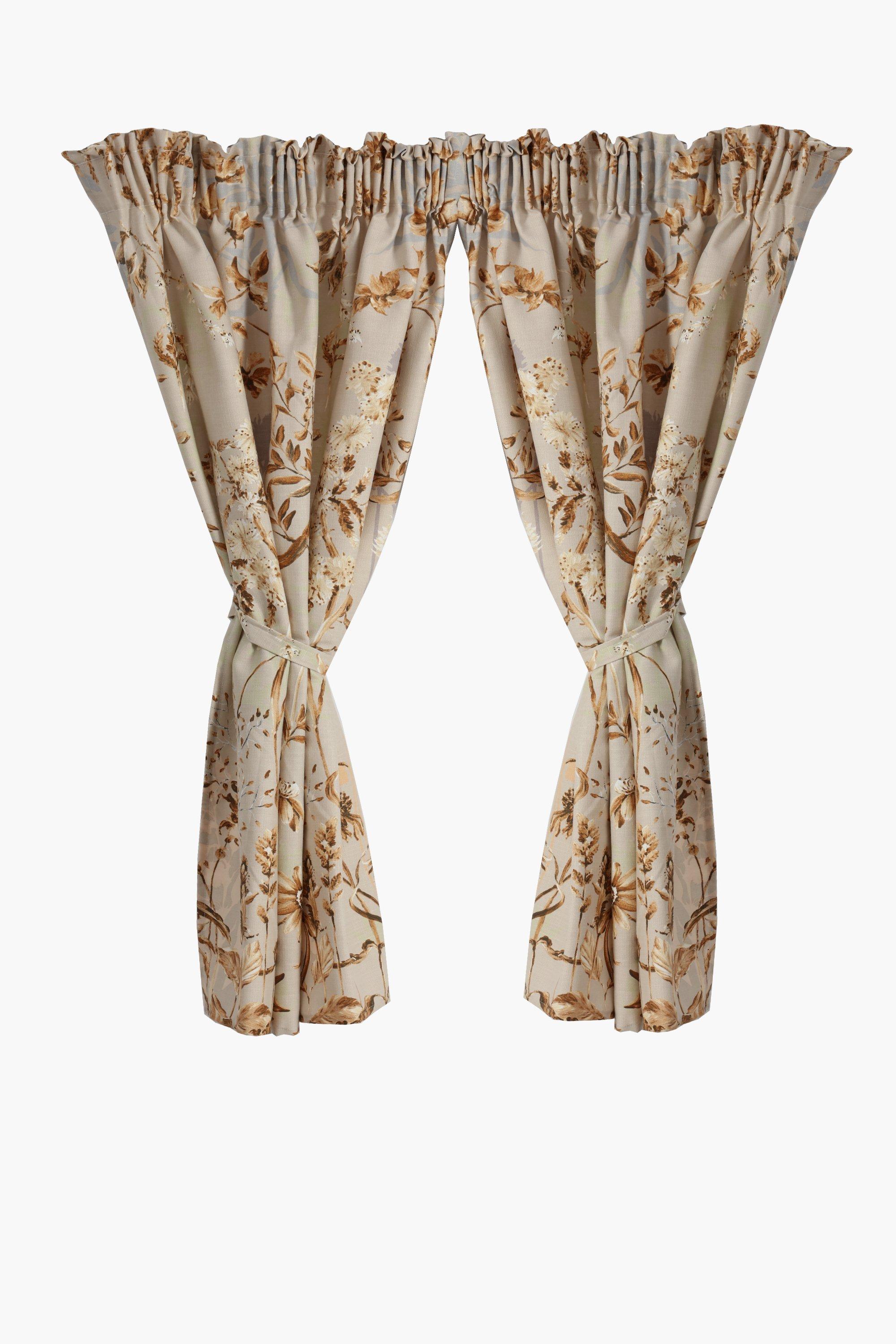 2 Pack Bloom Cafe Curtain 110x120cm