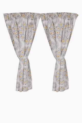 2 Pack Hopefield Cafe Curtain, 110x120cm