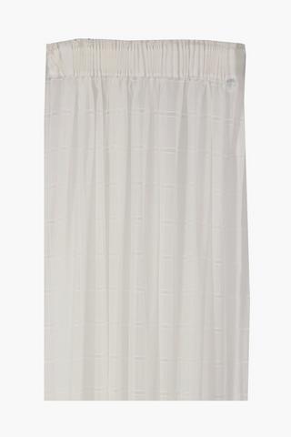 York Sheer Taped Curtain, 230x218cm