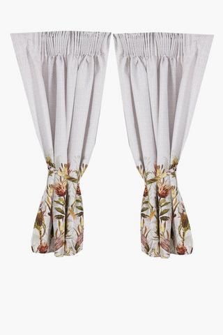 2 Pack Alder Cafe Curtain 110x120cm