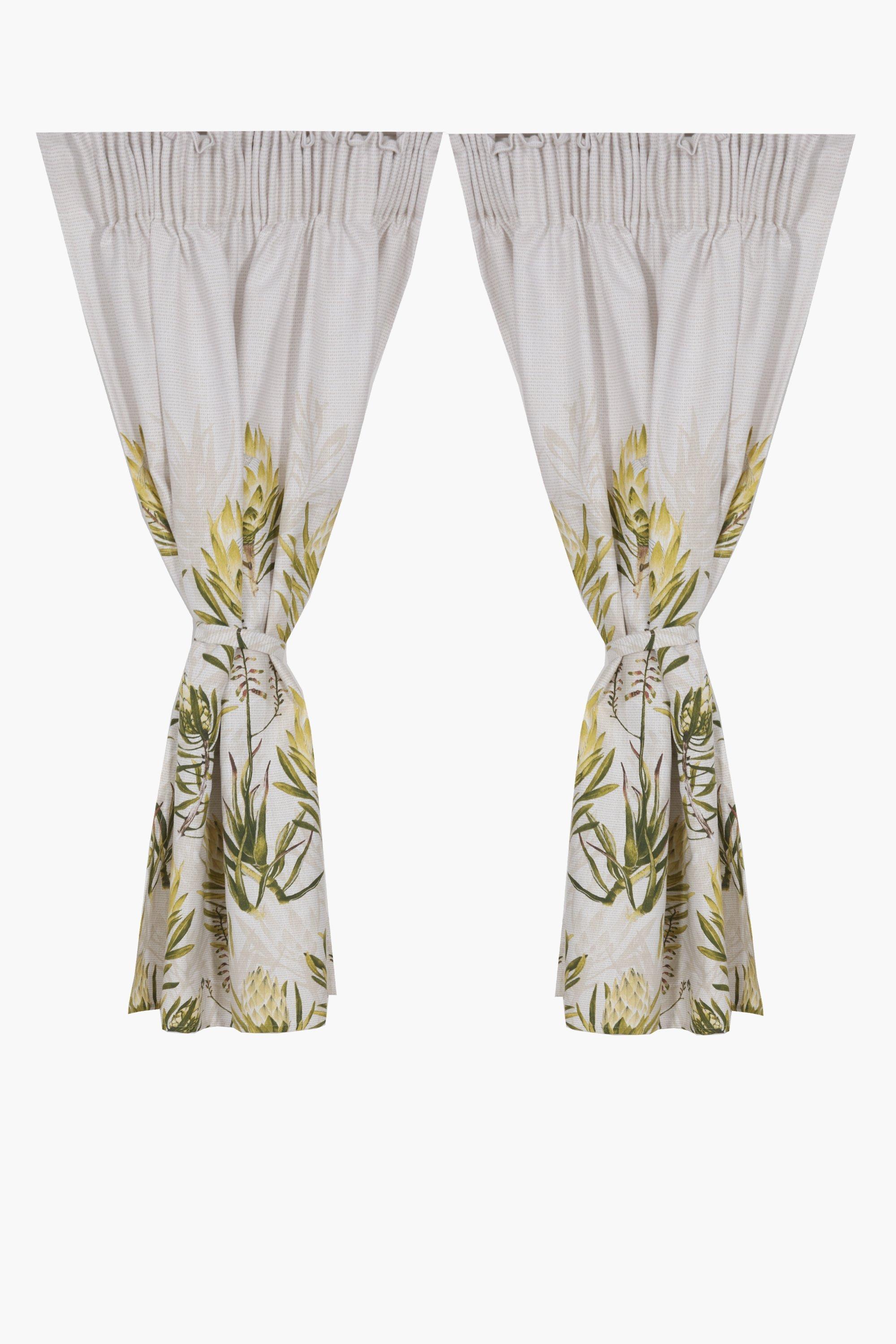 2 Pack Lebogang Cafe Curtain 110x120cm