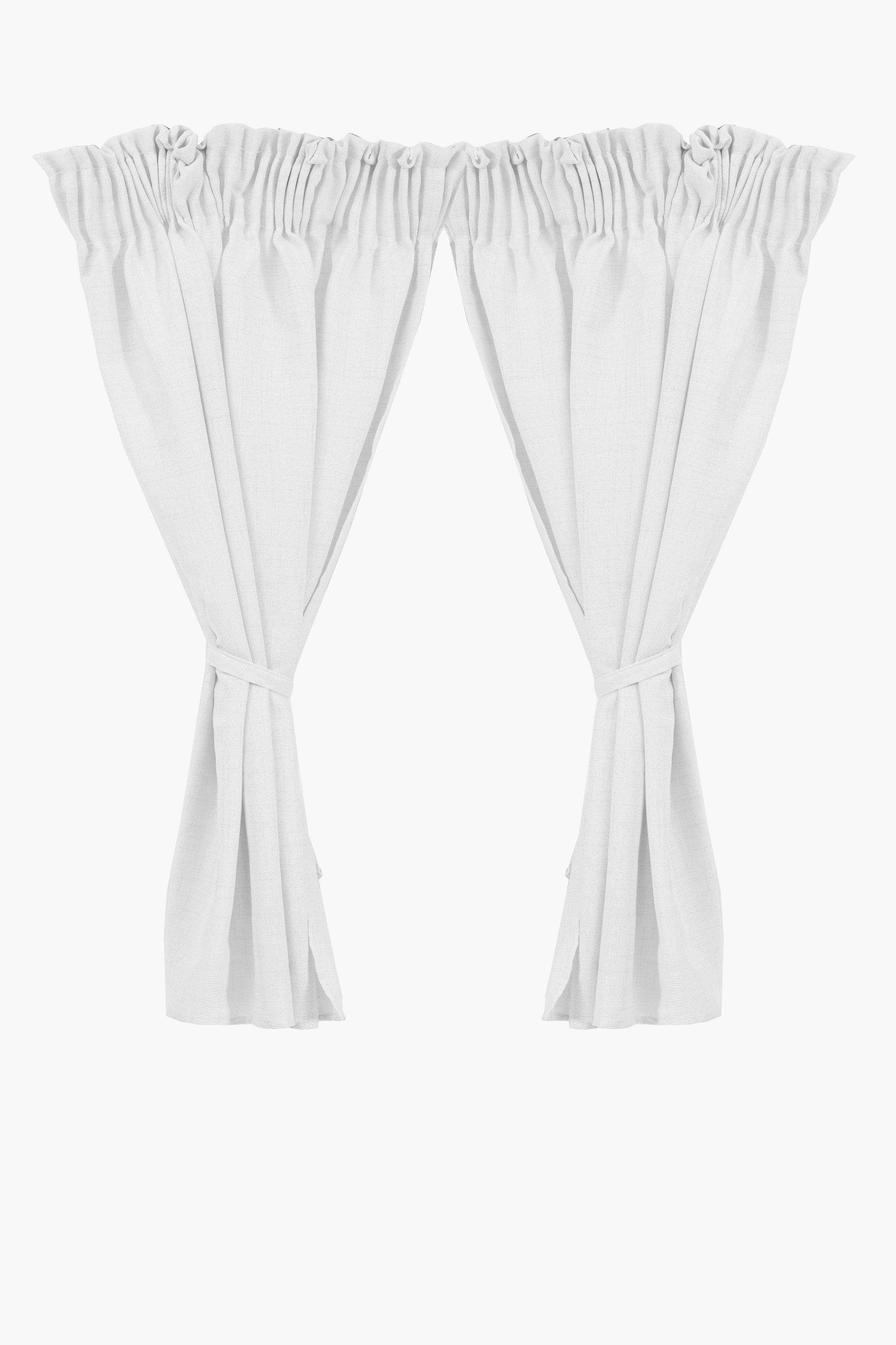 2 Pack Bronx Cafe Curtain 110x120cm