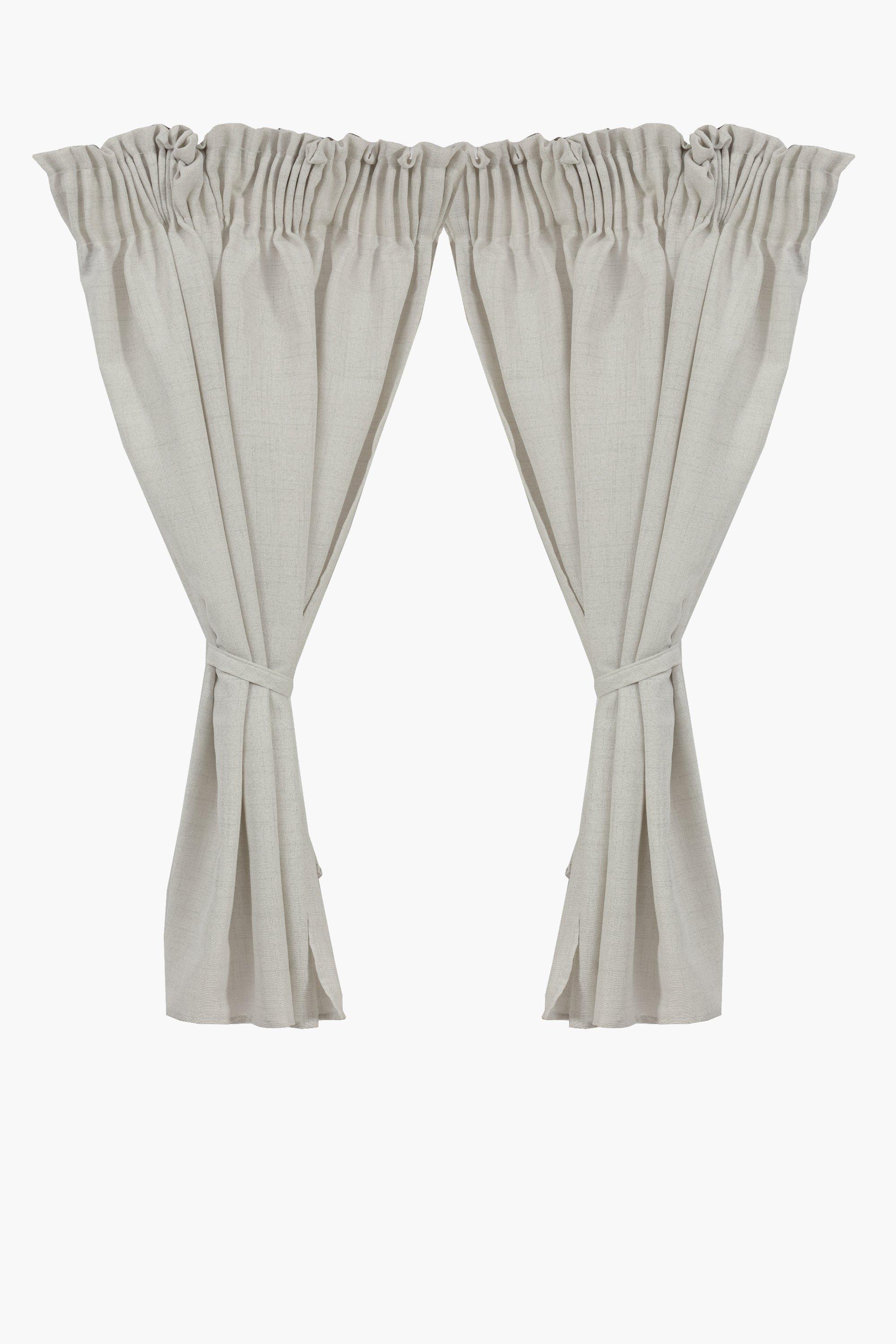 2 Pack Bronx Cafe Curtain 110x120cm