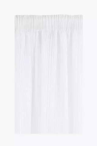 Pin Stripe Sheer Taped Curtain, 230x218cm