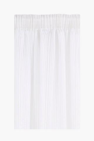Pin Stripe Sheer Taped Curtain, 230x218cm