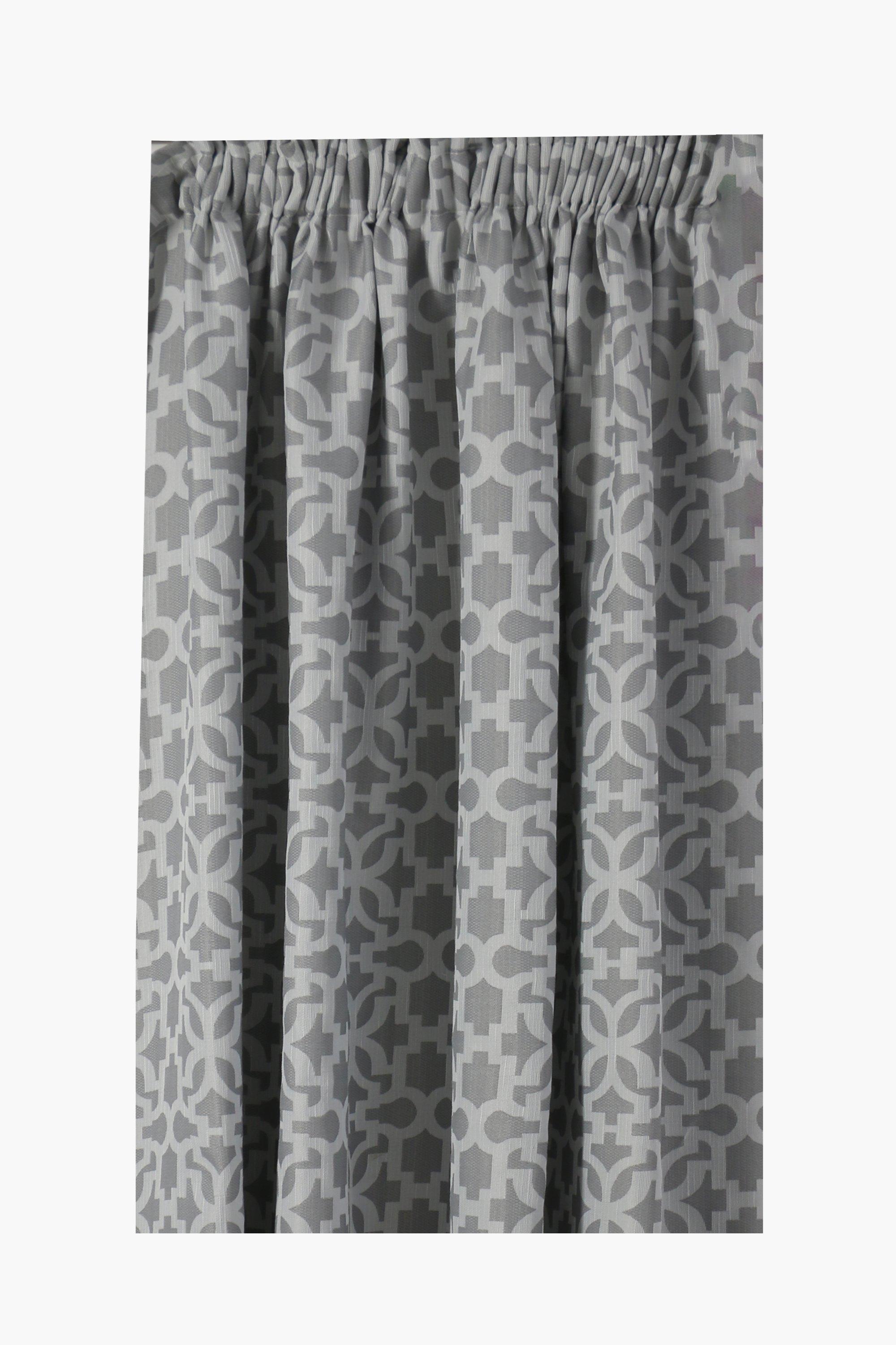 Jacquard Taped Curtain 230x218cm