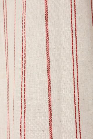 2 Pack Sheer French Stripe Cafe Curtain 110x120cm