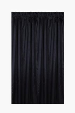 Faux Silk Taped Curtain, 230x218cm