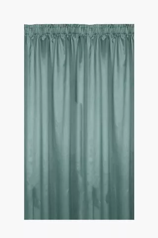 Faux Silk Taped Curtain, 230x218cm