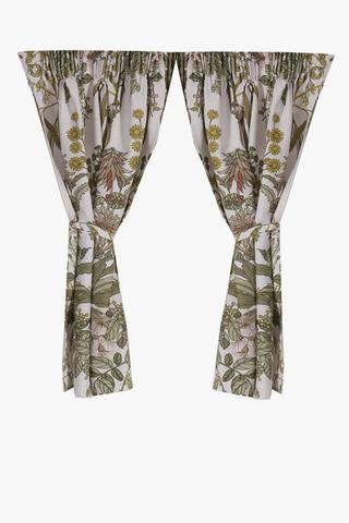 2 Pack Mimosa Cafe Curtain, 110x120cm