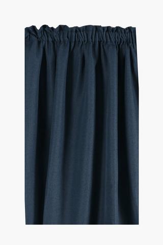 Lucca Textured Taped Curtain, 270x218cm