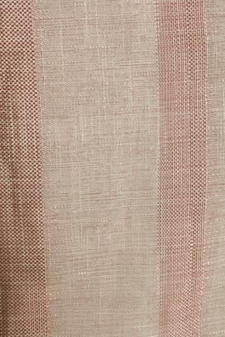 Tonal Linen Stripe Taped Curtain, 230x218cm