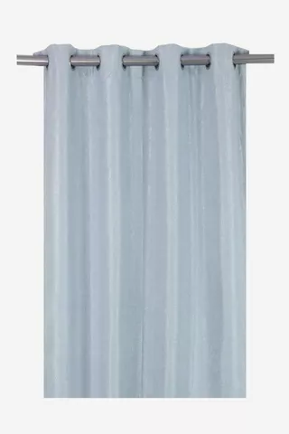 Textured Lux Eyelet Curtain, 145x225cm