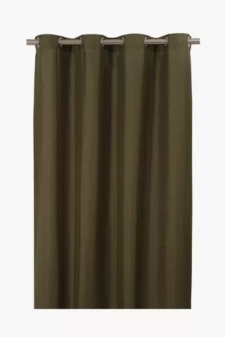 Ellie Slub Detail Eyelet Curtain, 140x225cm