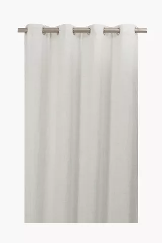 Textured Bronx Eyelet Curtain, 140x225cm
