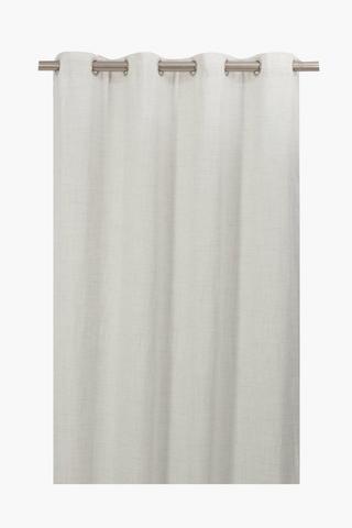 Textured Bronx Eyelet Curtain, 140x225cm