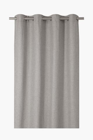 Manhattan Textured Eyelet Curtain, 140x225cm