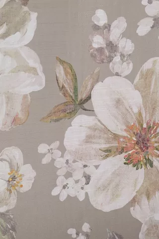 Printed Floral Sheer Eyelet Curtain 140x225cm