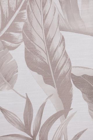 Printed Leaf Sheer Eyelet Curtain 140x225cm