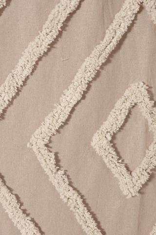 Tufted Trellis Eyelet Curtain, 140x225cm