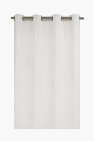Sheer Stripe Eyelet Curtain, 140x225cm