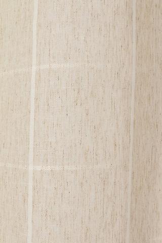 Linen Check Eyelet Curtain 140x225cm