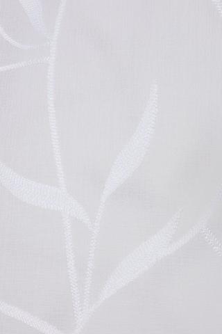 Vine Leaf Sheer Eyelet Curtain 140x225cm
