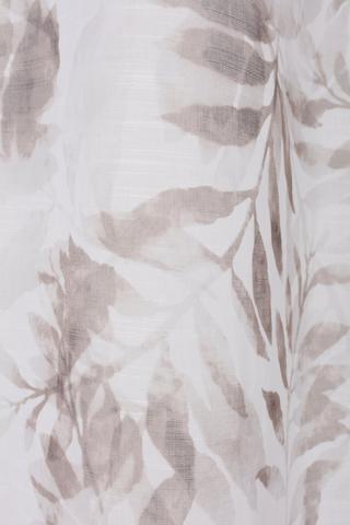 Printed Palm Sheer Eyelet Curtain, 140x225cm
