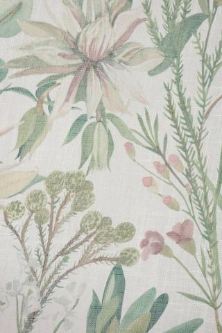 Floral Slub Detail Eyelet Curtain, 140x225cm