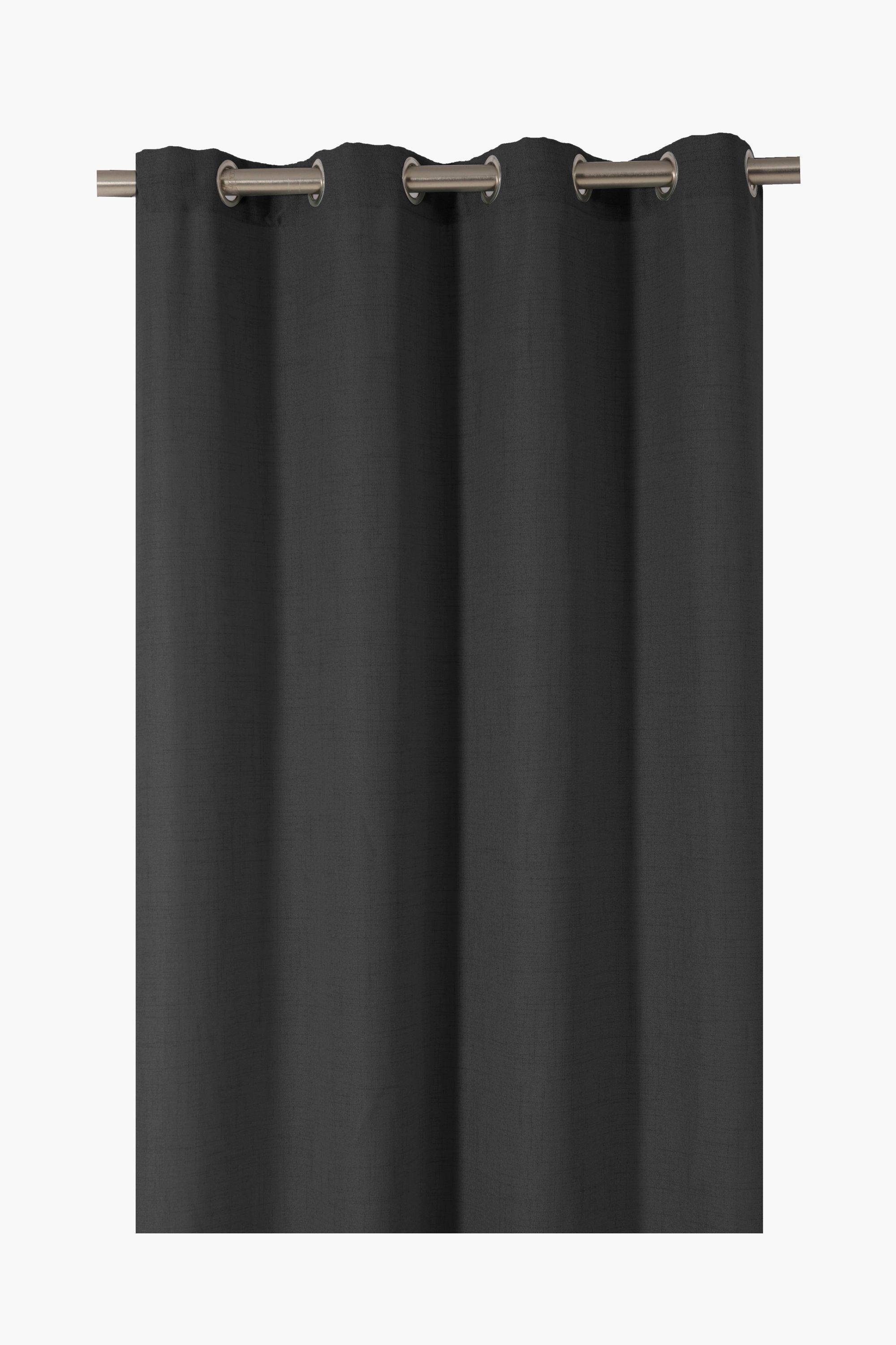 Textured Bronx Eyelet Curtain, 140x225cm