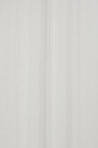 Sheer Stripe Eyelet Curtain, 140x225cm