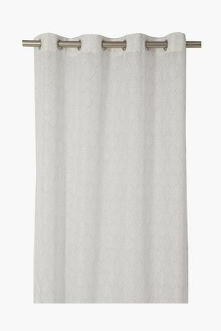 Mahe Slub Detail Eyelet Curtain 140x225cm