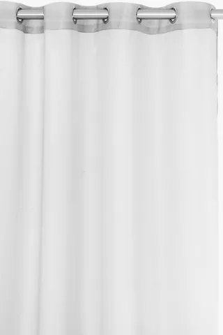 Sheer Voile Eyelet Curtain, 140x225cm