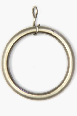 Brushed Metal 12 Pack Rod Rings, 35mm