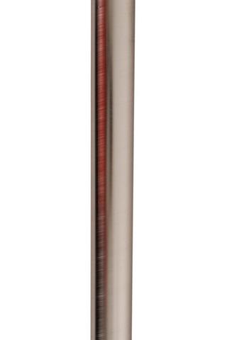 Brushed Metal 3m Curtain Rod, 25mm
