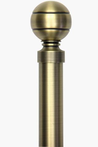 2 Pack Antique Brass Finial, 35mm