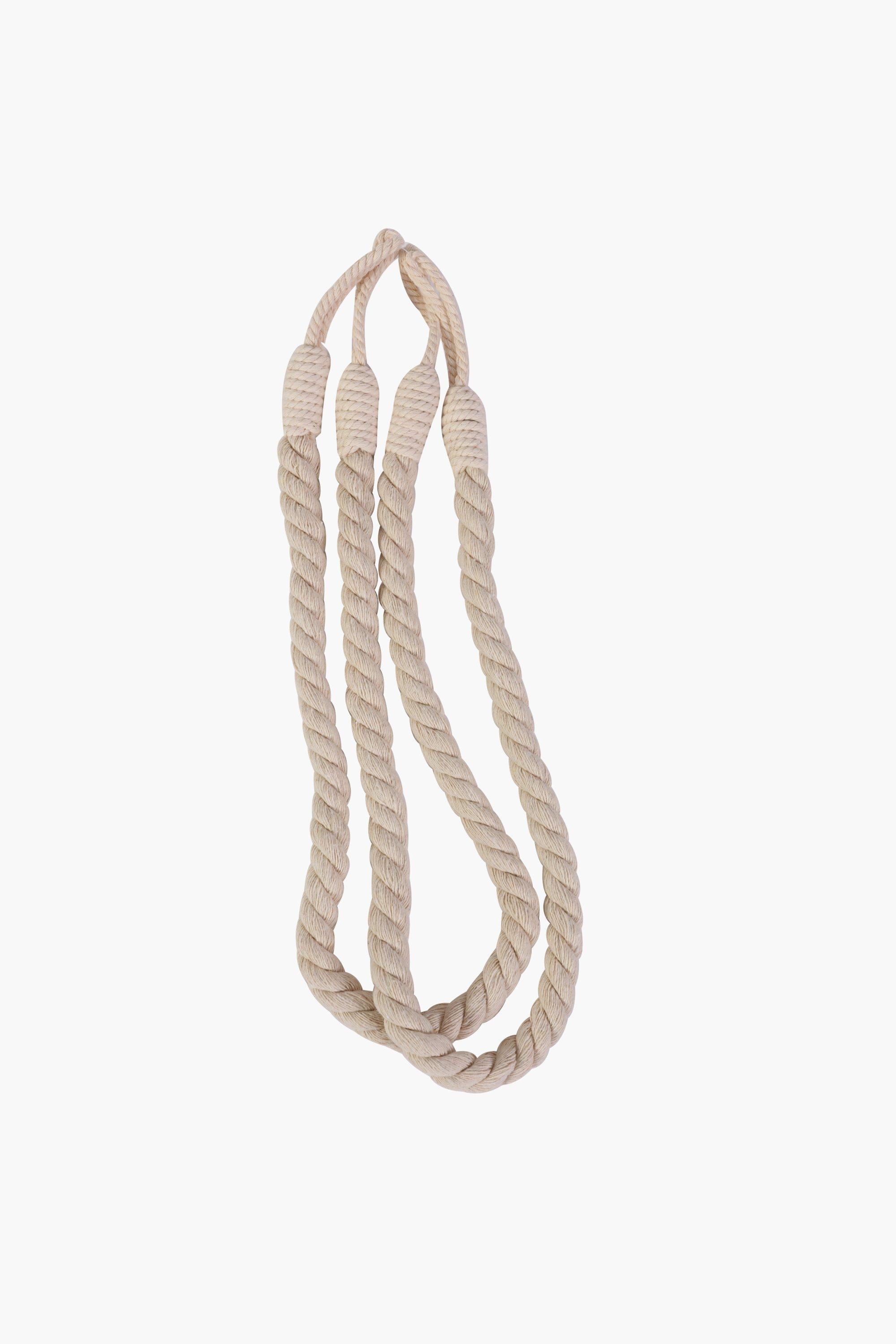 2 Pack Cotton Rope Tie Back