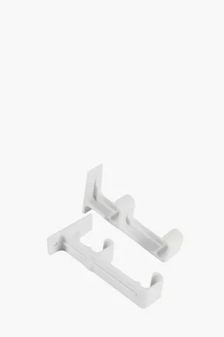 2 Pack Double Track Bracket