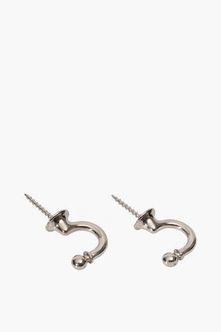 Pack Of 2 Chrome Hold Backs