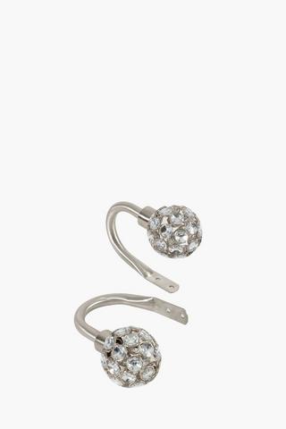 2 Pack Bling Metal Hold Back