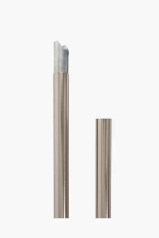 3 Piece 3m Brushed Silver Rod Set, 35mm