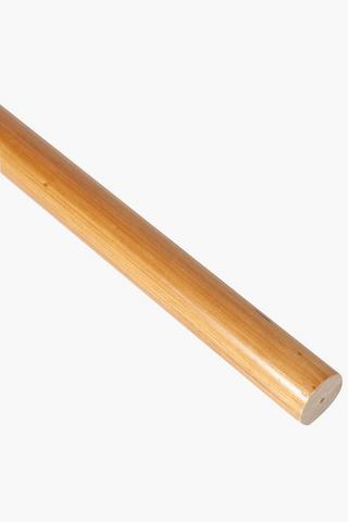 Mango Wood 2.5m Curtain Rod, 35mm