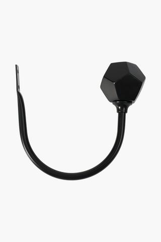 2 Pack Faceted Metal Hold Back