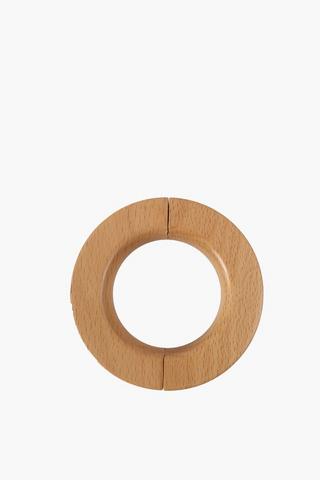 Wooden Magnetic Curtain Ring
