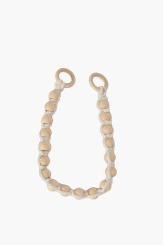 Macrame Beads Curtain Tie Back