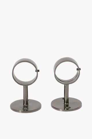 2 Pack Metal Ceiling Brackets 35mm