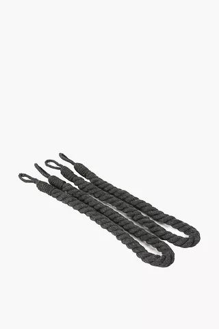 2 Pack Cotton Rope Tie Backs